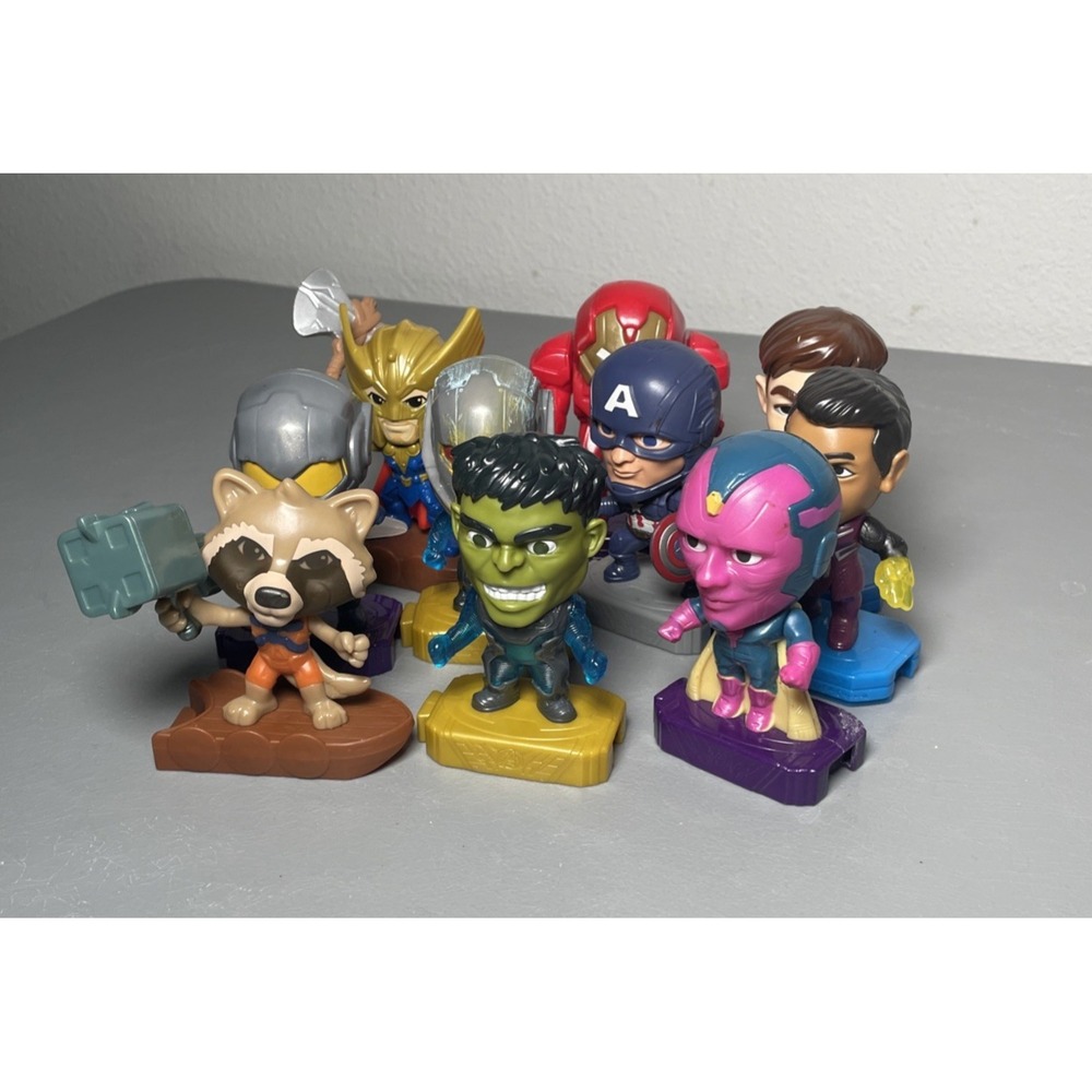 McDonalds Marvel Avengers Endgame Happy Meal Lot of 10